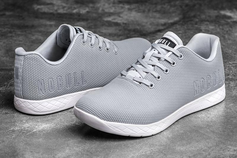 Men's Nobull Arctic Grey Trainers Grey | SG W2483N